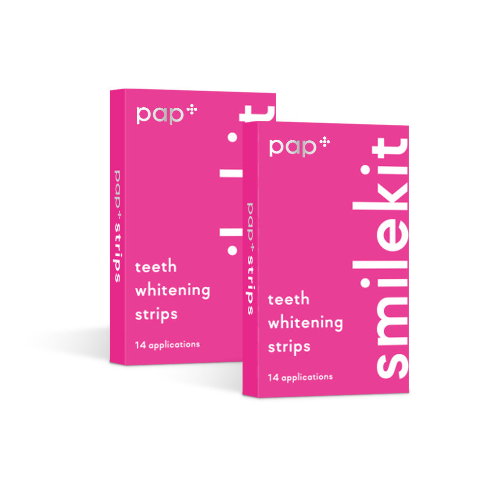 PAP Whitening Teeth Stickers Dazzle Whitening Teeth Strips - Apple Promo New