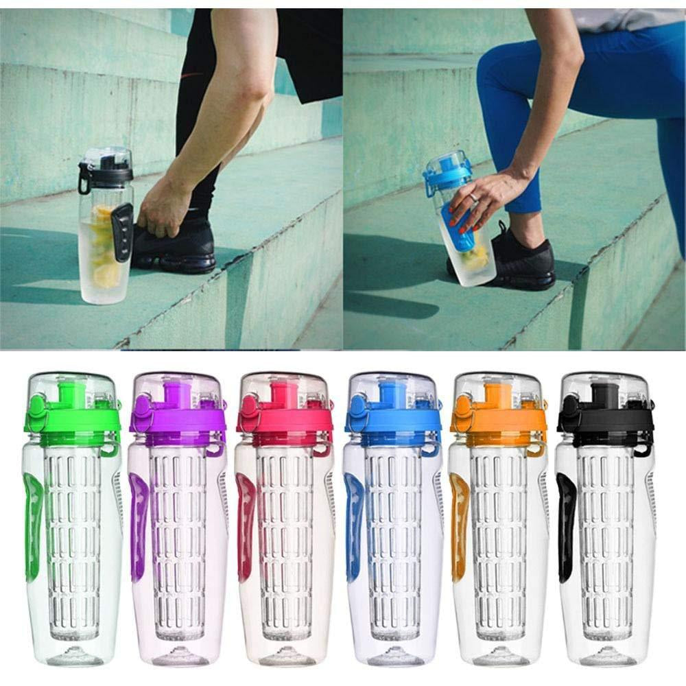 1000Ml Water Fruit Bottle BPA Free Plastic Sport Fruit Infuser Water Bottles with Infuser Juice Shaker Drink Bottle of Water