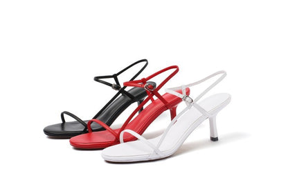 Sexy women's sandals with a stiletto heel