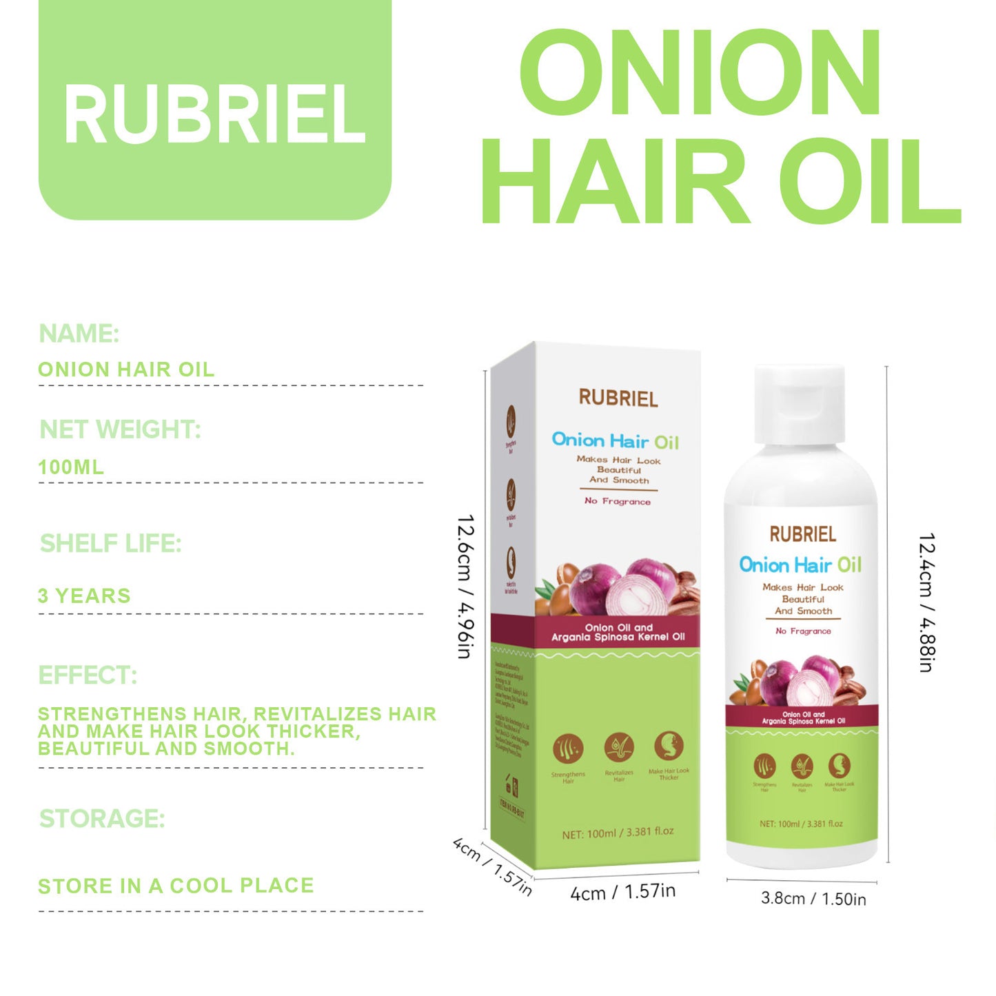 Onion Oil Hair Growth Oil Moisturizing - Apple Promo New