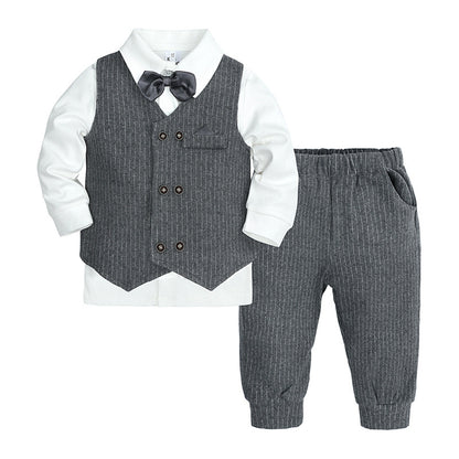 Spring And Autumn New Children'S Clothes, Children'S Suits, Baby One-Year-Old Dresses - Apple Promo New