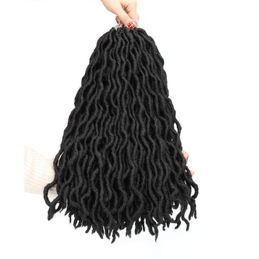 Ombre Curly Crochet Hair Synthetic Braiding Hair Extensions - Apple Promo New