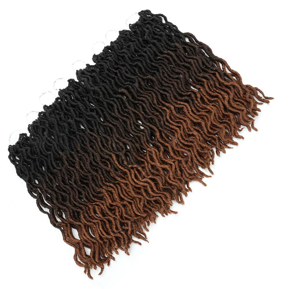 Ombre Curly Crochet Hair Synthetic Braiding Hair Extensions - Apple Promo New