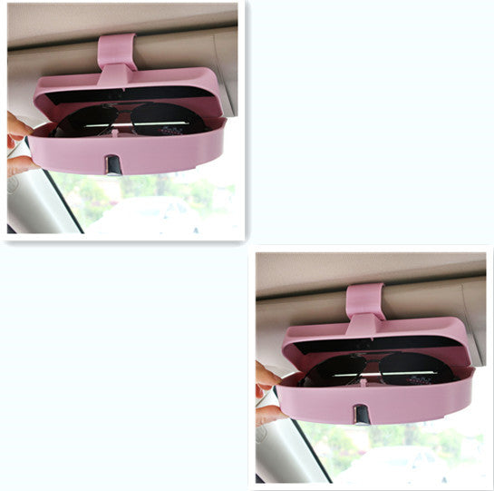 Car glasses case car sun visor bill glasses clip - Apple Promo New