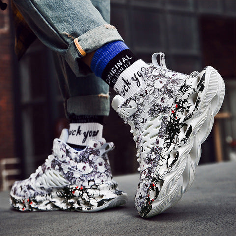 Trendy Camouflage Sports And Leisure Blade Old Shoes