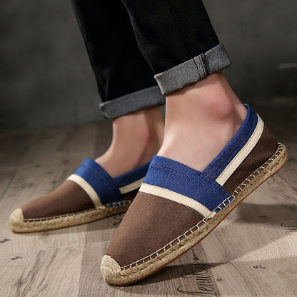 Men's Shoes Casual Shoes Straw Shoes Canvas Shoes