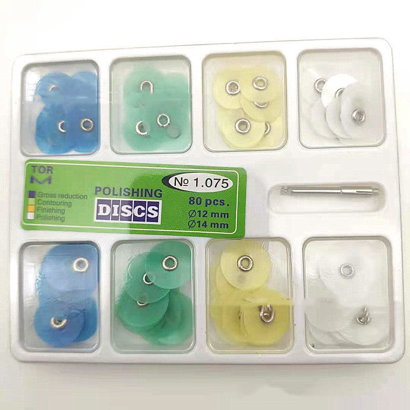 Dental Material 1.075 Polishing Disc 80pcs Tooth Polishing Disc Oral Dental Equipment - Apple Promo New