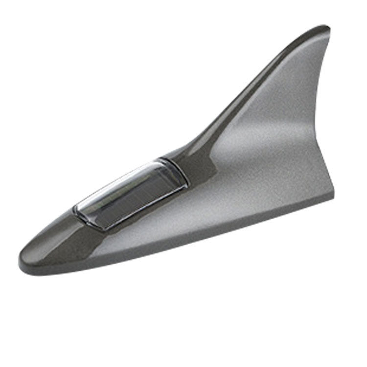 Car Solar Shark Fin Anti-collision Light - Apple Promo New