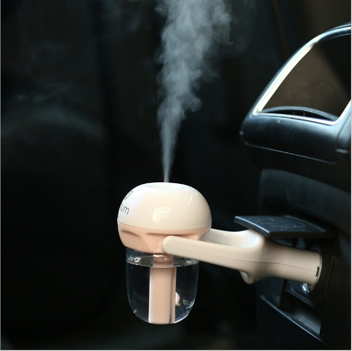 Car Humidifier Air Purifier Freshener Essential Oil Diffuser - Apple Promo New