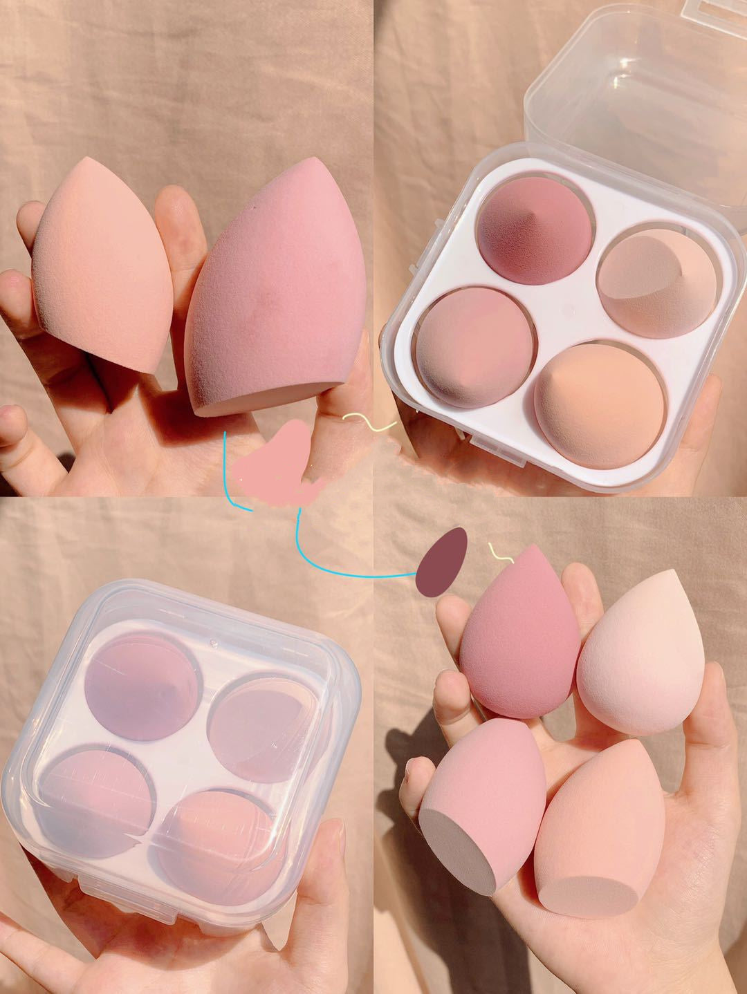 Makeup egg box - Apple Promo New