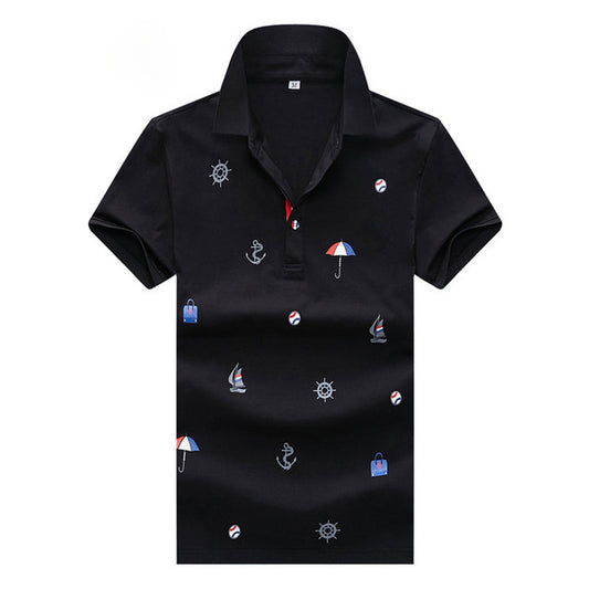 Brand Men's Polo Shirt Summer Short Sleeve Classic Homme