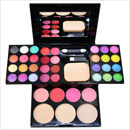 Makeup Box 24 Eyeshadow 8 Lipstick 4 Blush 3 Powder 39 Color Makeup Disc Combination Makeup Tray - Apple Promo New