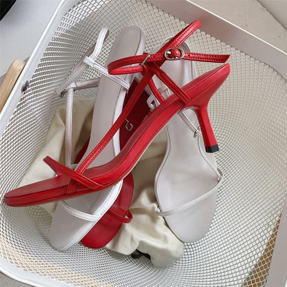 Sexy women's sandals with a stiletto heel