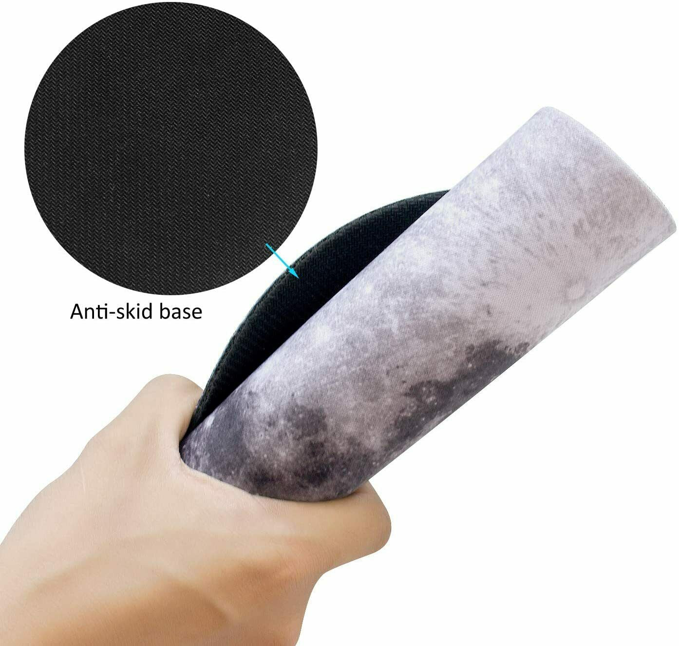 Space round Mouse Pad PC Gaming Non Slip Mice Mat for Laptop Notebook Computer Gaming Mouse Pad