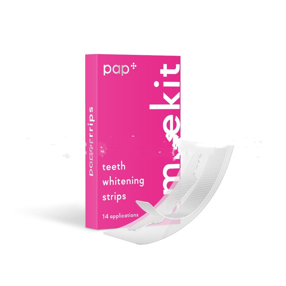 PAP Whitening Teeth Stickers Dazzle Whitening Teeth Strips - Apple Promo New