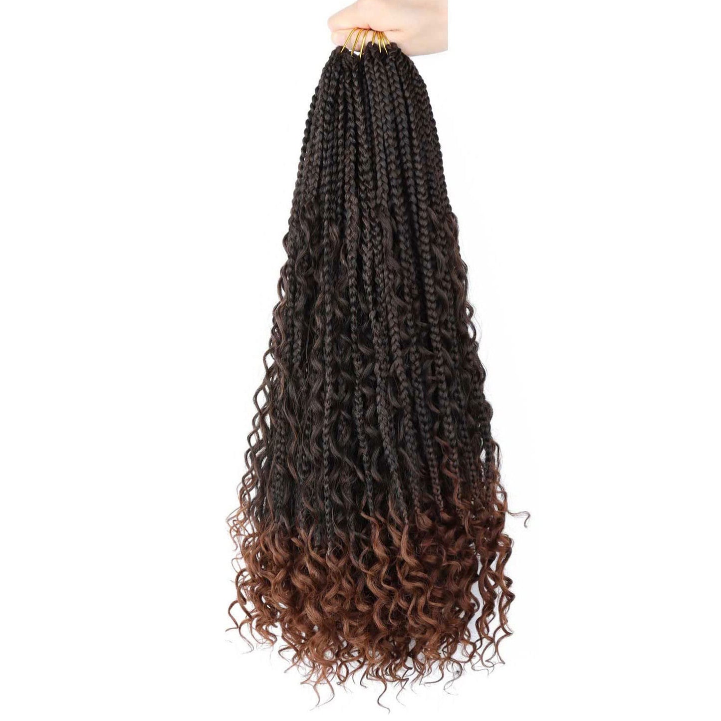 Chemical Fiber Hair Three-strand African Braid Crochet Hair - Apple Promo New