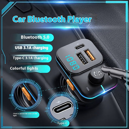 Car Bluetooth MP3 Player Charger - Apple Promo New