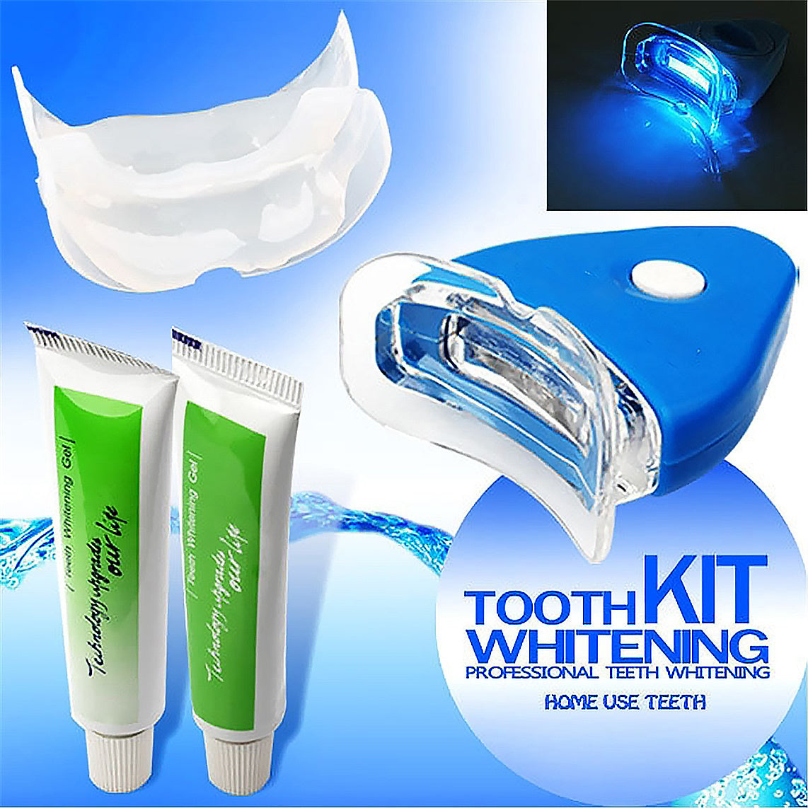 Oral Gel Teeth Tooth Whitening Whitener Dental Bleaching LED - Apple Promo New