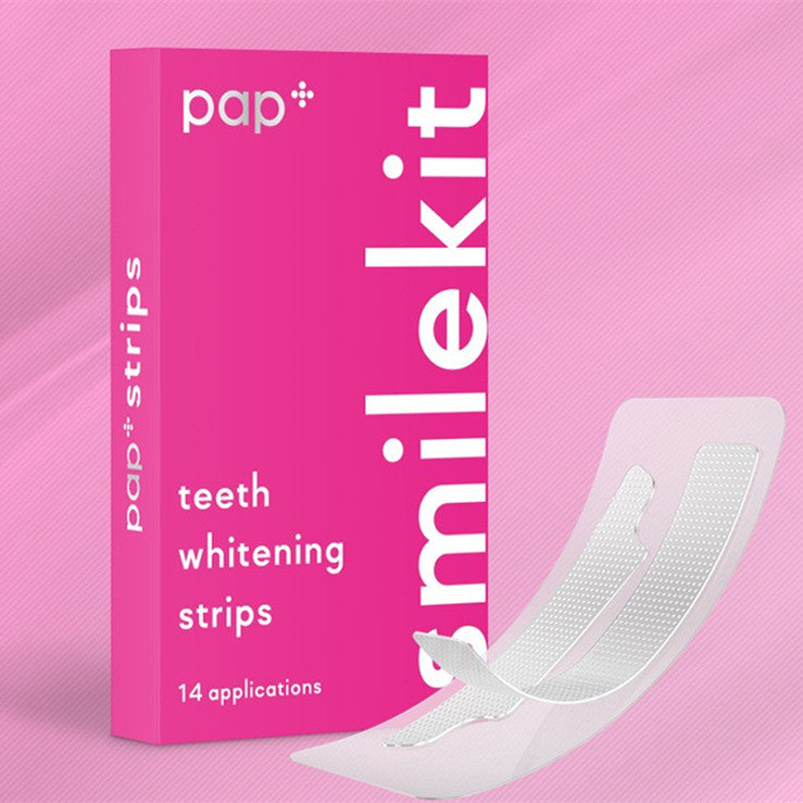 PAP Whitening Teeth Stickers Dazzle Whitening Teeth Strips - Apple Promo New