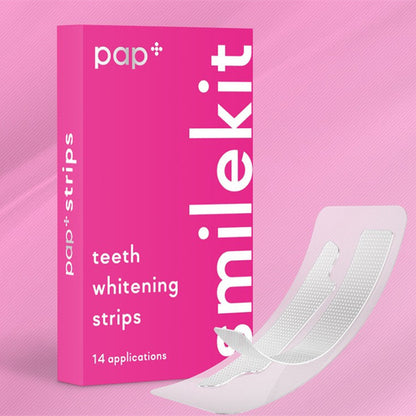 PAP Whitening Teeth Stickers Dazzle Whitening Teeth Strips - Apple Promo New