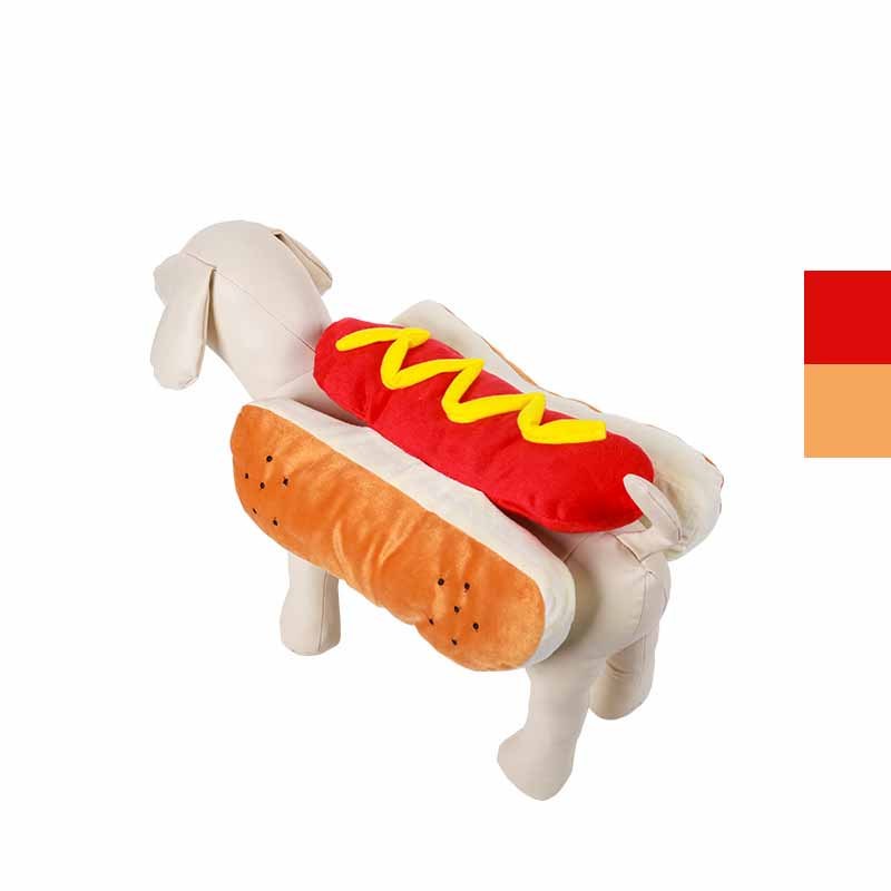 Funny Halloween Costumes For Dogs Puppy Pet Clothing Hot Dog Design Dog Clothes Pet Apparel Dressing Up Cat Party Costume Suit - Apple Promo New