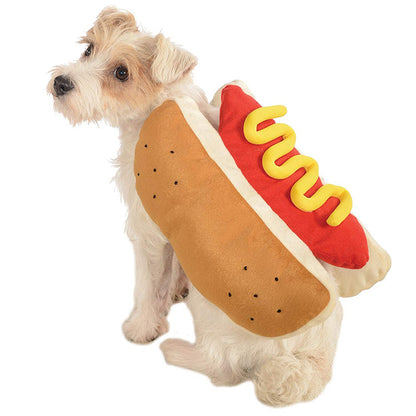 Funny Halloween Costumes For Dogs Puppy Pet Clothing Hot Dog Design Dog Clothes Pet Apparel Dressing Up Cat Party Costume Suit - Apple Promo New