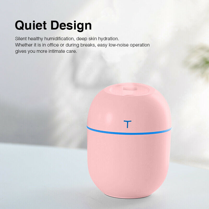 Air Humidifier Mini Ultrasonic USB Essential Oil Diffuser Car Purifier Aroma Anion Mist Maker for Home Car