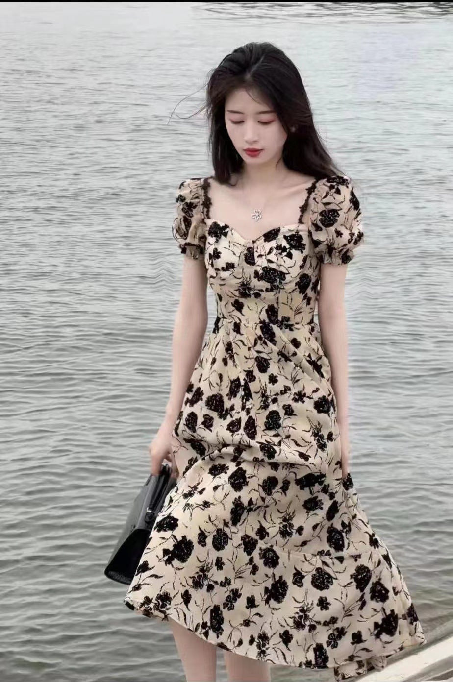 Fashion Personalized Floral Dress Women