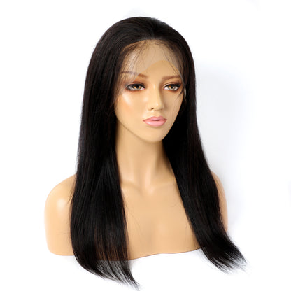 Real Human Hair Wig Lace Hair Set 9a Hair Quality Straight Hair - Apple Promo New