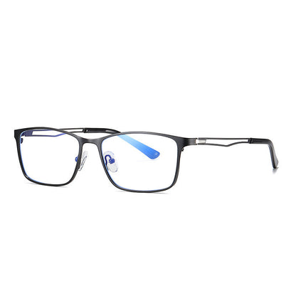 Fashion Glasses Frame Male Metal Anti-Blue Glasses Half Frame Glasses Frame