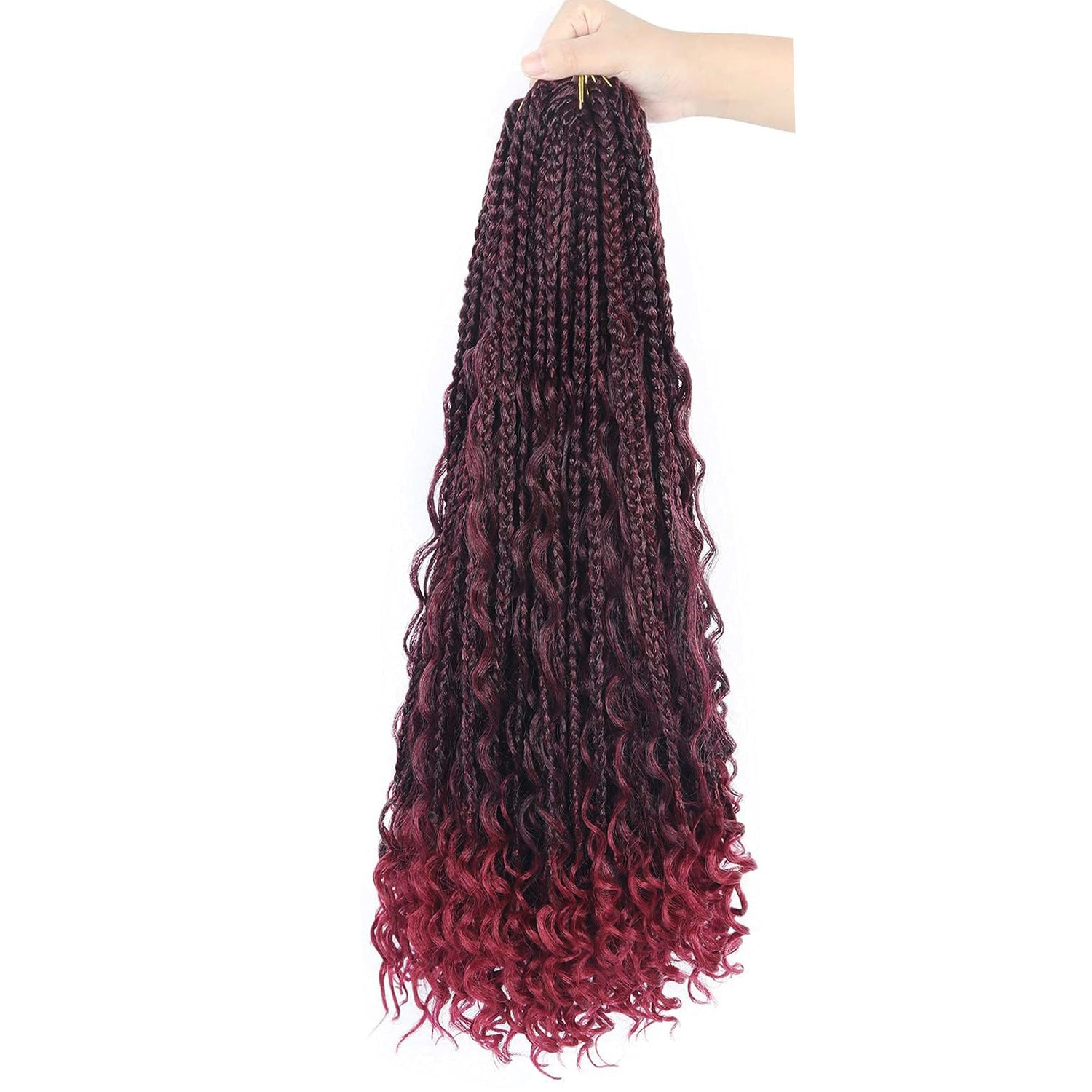 Chemical Fiber Hair Three-strand African Braid Crochet Hair - Apple Promo New