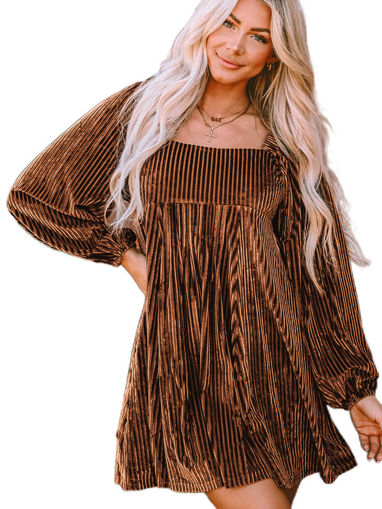 Loose Long Sleeve Dress Women