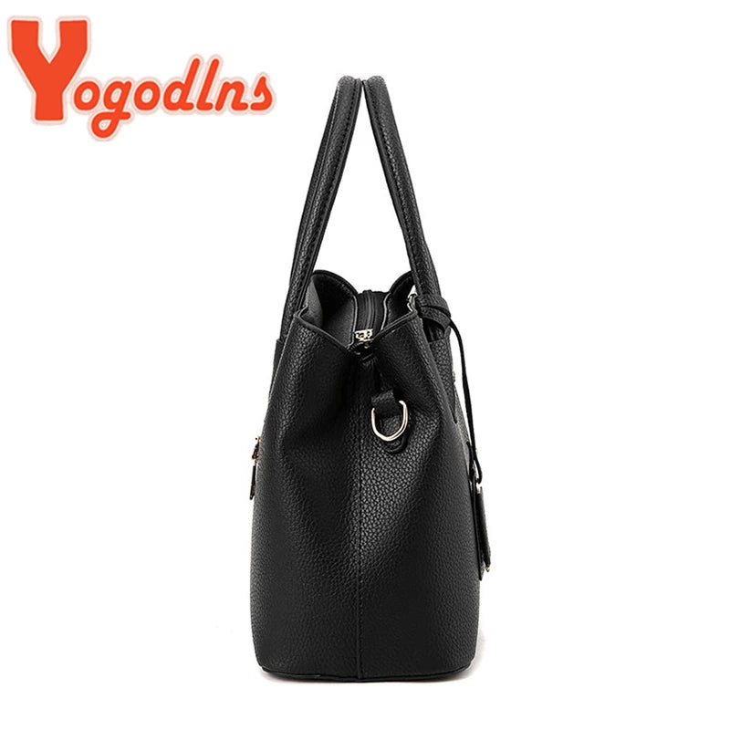 Yogodlns Famous Designer Brand Bags Women Leather Handbags New  Luxury Ladies Hand Bags Purse Fashion Shoulder Bags - Apple Promo New