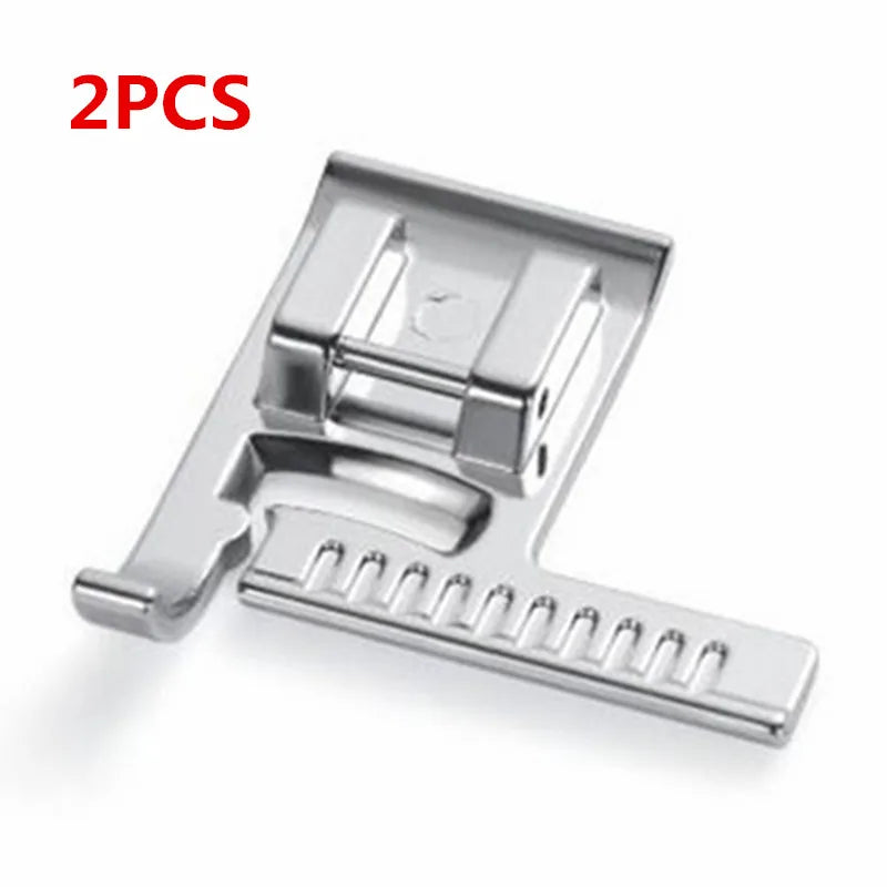 Multifunction Household Sewing Machine Presser Foot Tape Measure with a Ruler Stitch Guide Sewing Foot Snap on Metal  AA7016-2 - Apple Promo New