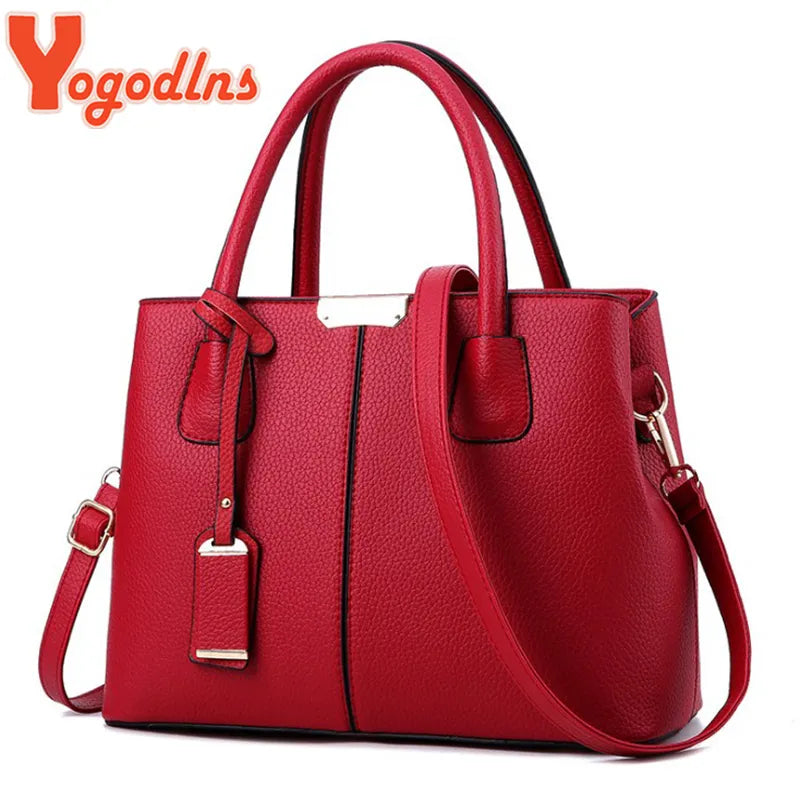 Yogodlns Famous Designer Brand Bags Women Leather Handbags New  Luxury Ladies Hand Bags Purse Fashion Shoulder Bags - Apple Promo New