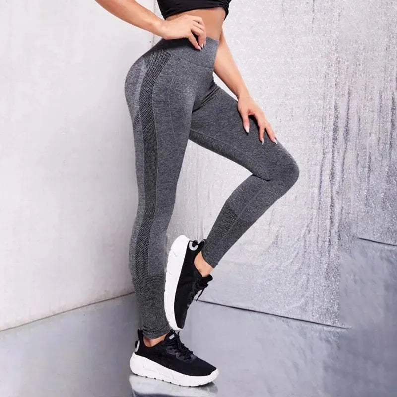 Seamless Yoga Leggings Women High Waisted Fitness Leggings Workout Fashion Push Up Leggings High Stretchy Gym Women Clothing - Apple Promo New