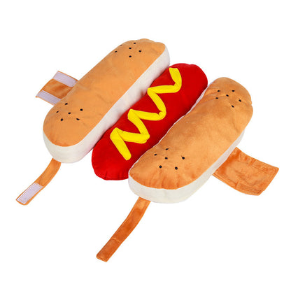 Funny Halloween Costumes For Dogs Puppy Pet Clothing Hot Dog Design Dog Clothes Pet Apparel Dressing Up Cat Party Costume Suit - Apple Promo New