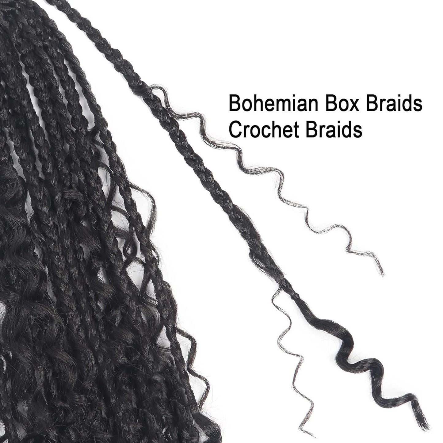 Chemical Fiber Hair Three-strand African Braid Crochet Hair - Apple Promo New