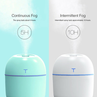 Air Humidifier Mini Ultrasonic USB Essential Oil Diffuser Car Purifier Aroma Anion Mist Maker for Home Car