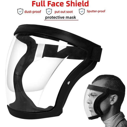 Anti-Fog Shield Safety Full Face Super Protective Head Cover Transparent Mask