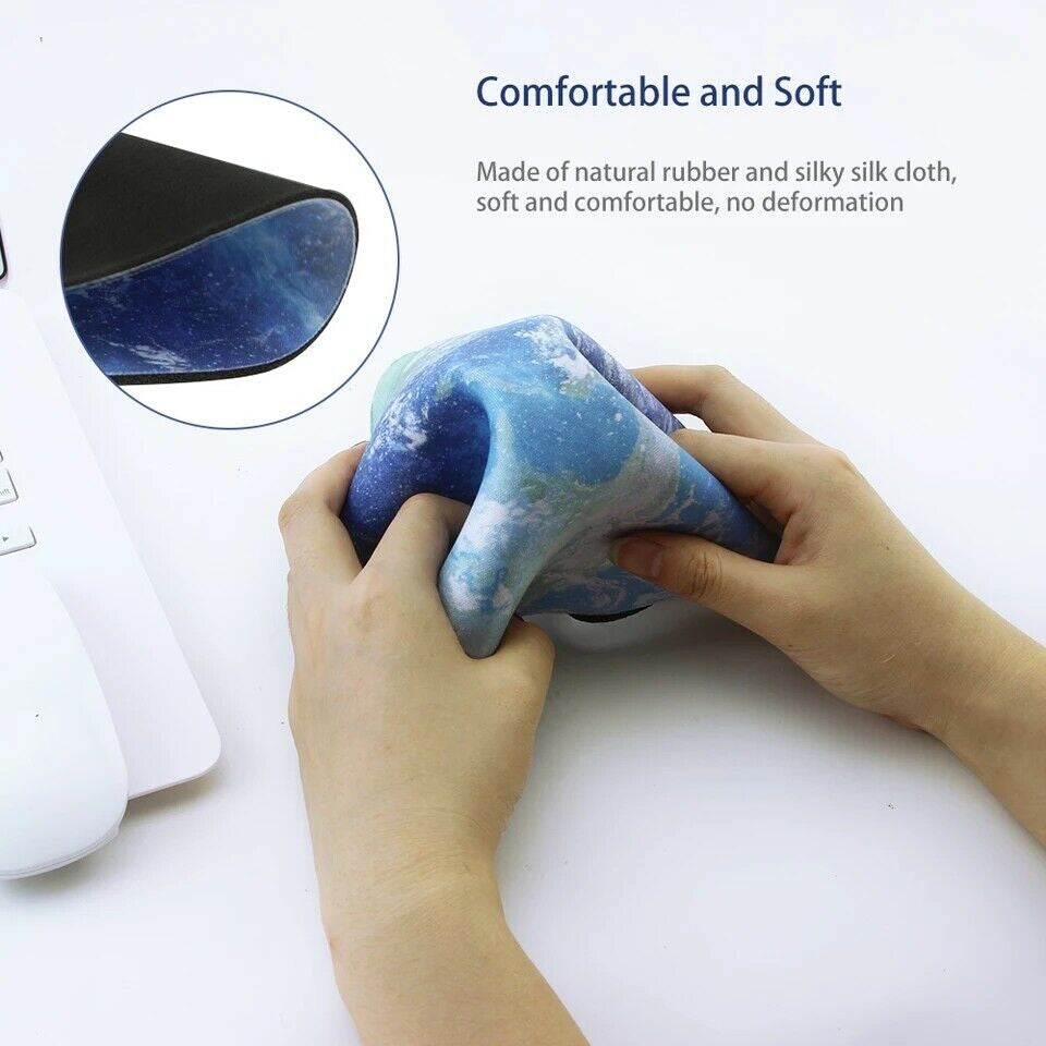 Space round Mouse Pad PC Gaming Non Slip Mice Mat for Laptop Notebook Computer Gaming Mouse Pad