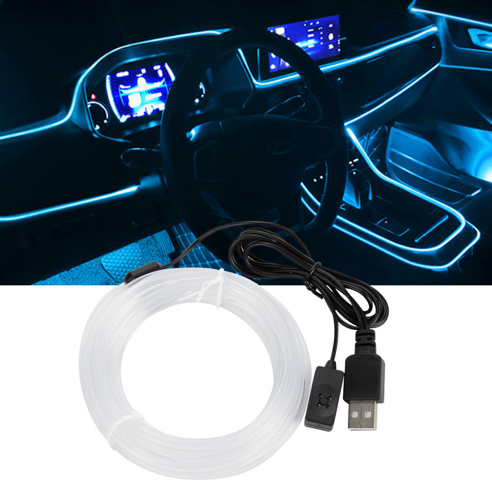 Universal Car EL Luminous Ambience Light - Apple Promo New