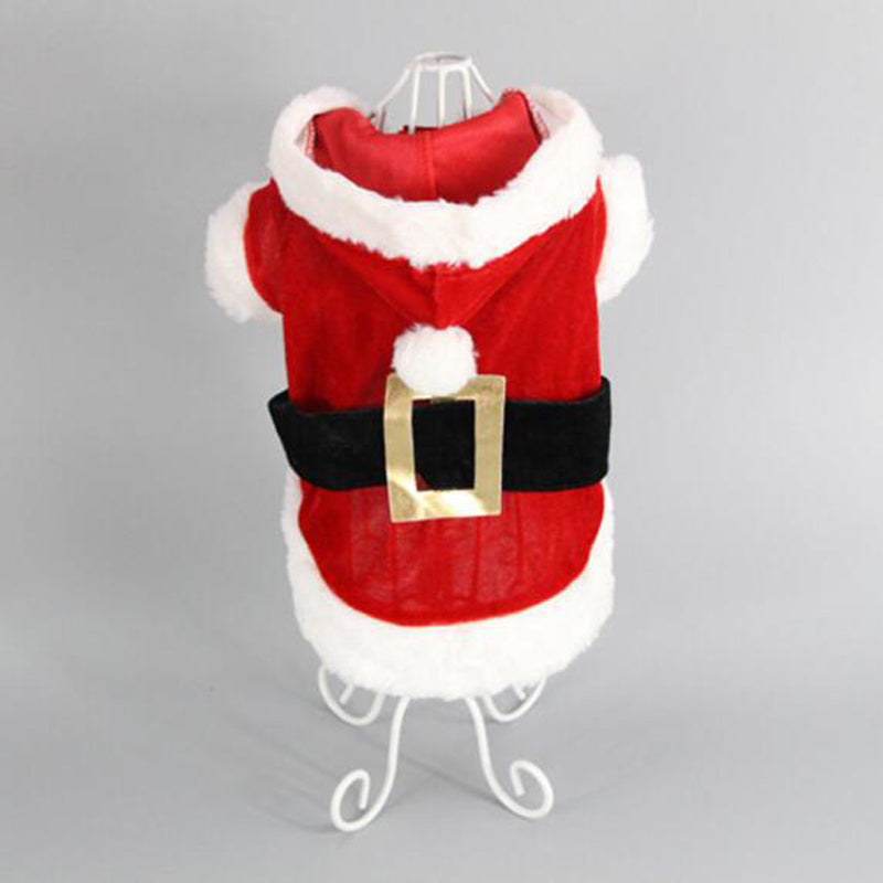 Christmas Dog Clothes Pet Vest Shirt Dog Winter Dress Warm Coat Jacket Clothing For Small Dogs Dress - Apple Promo New