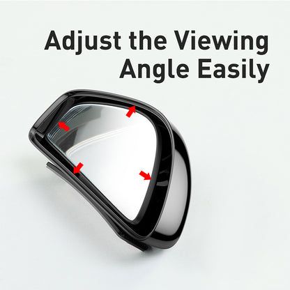 Car Reversing Auxiliary Mirror 360-degree Rain And Fog Protection - Apple Promo New