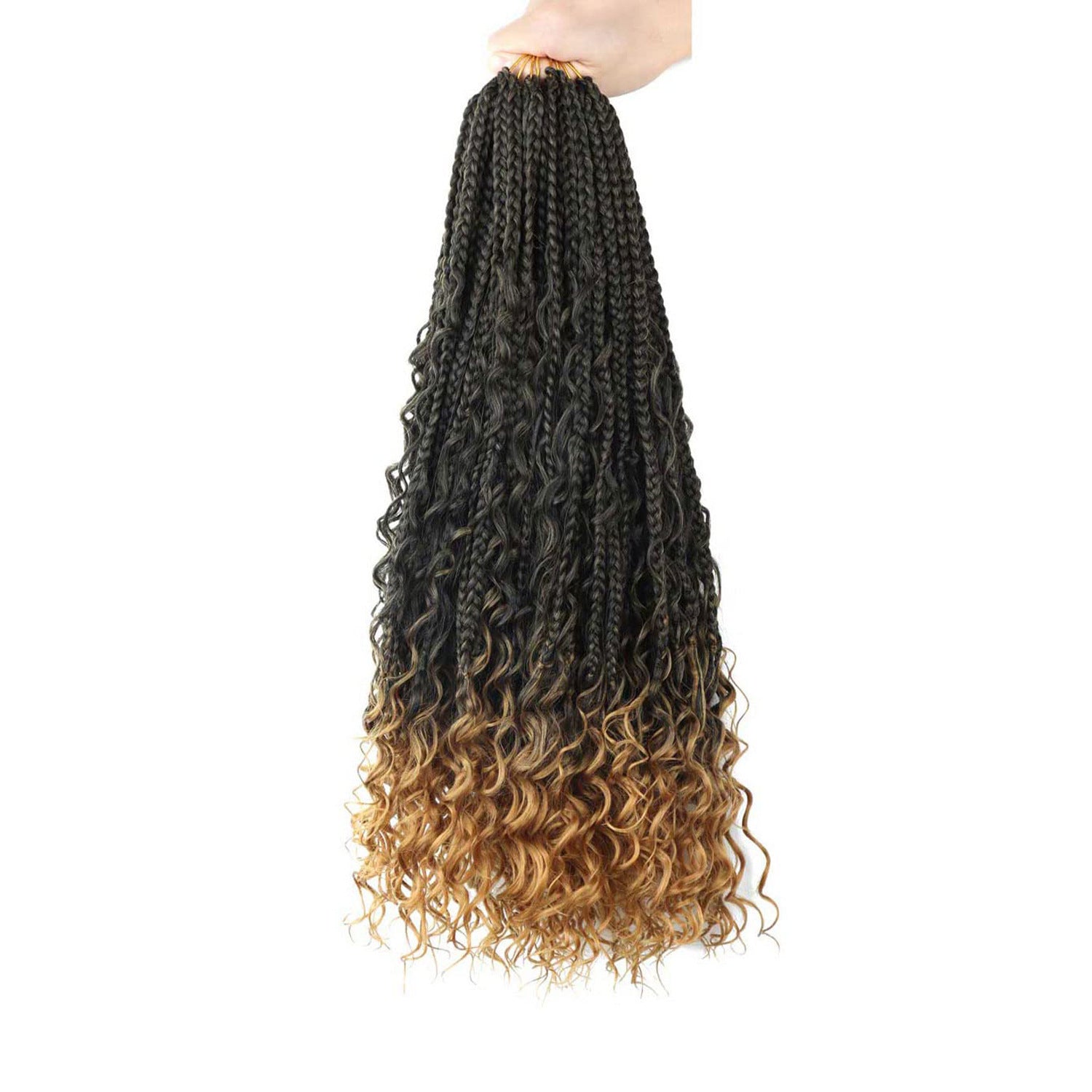 Chemical Fiber Hair Three-strand African Braid Crochet Hair - Apple Promo New